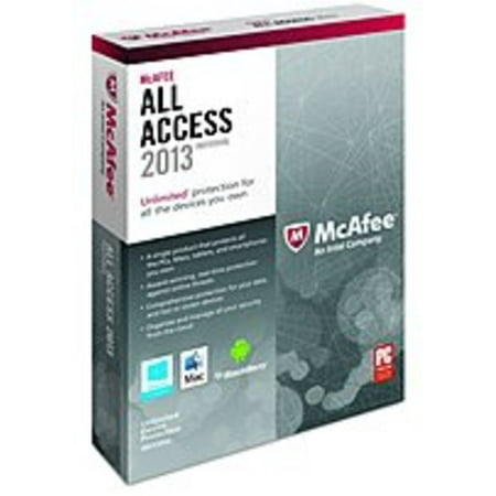 McAfee AAI13EMB1RAA All Access Individual 2013 for Windows -