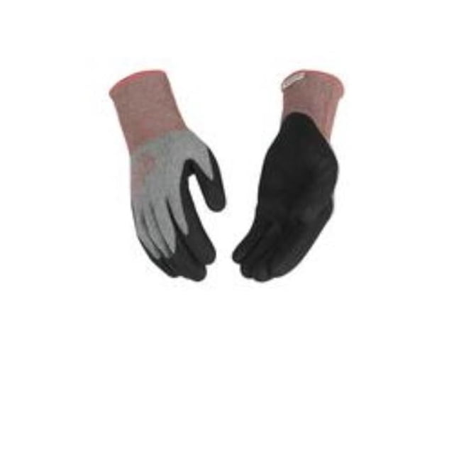 KO International 105875 Womens Heather Nylon Gloves, Gray - Small