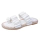 thumbnail image 1 of Amzcrzy Zapatos de mujer,Zapatos de mujer,Zapatillas de mujer, Pantuflas bajas con tacón plano y parte trasera hueca de color liso con costuras de coche para mujer Sandalias Mujer Zapatillas De Casa, 1 of 4