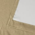 thumbnail image 5 of Superior Linen Blackout Curtains, Grommet Header, Set of 2, 52" x 84", Ivory, 5 of 8