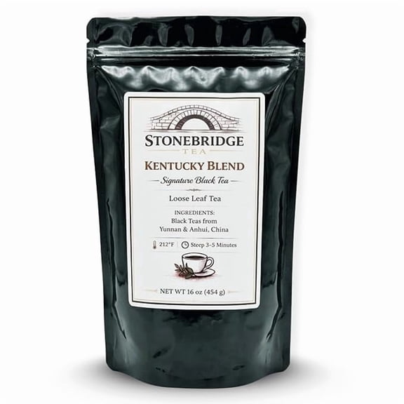 Stonebridge Kentucky Blend Black Tea, Loose Leaf Tea, 16 oz (454g), – Premium Full-Bodied Caffeinated Tea
