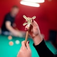 thumbnail image 1 of Luxshiny 2Pcs American-style Pool Stick Rack Copper Cue Competitive Environments Billiards, 1 of 8