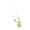Yellow, variant on Modern Polymer Sea Star Statement Necklace With Adjustable Chain Accessory For Casual And Formal