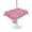 Pink, variant on Outdoor Tablecloth with Umbrella Hole for Patio/Picnic/Party/Camping, Pink Pigs Waterproof Table Cloth Round Cover Washable, Orange Checkered Farmhouse Art Plaid Elegant Animals (Dia 60")