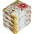 thumbnail image 3 of Wildflowers Washcloths, Soft and Absorbent Cotton Towel, 6 Pack 12 X 12 Inches Premium Quick Dry Face Towel Wash cloth, 3 of 7