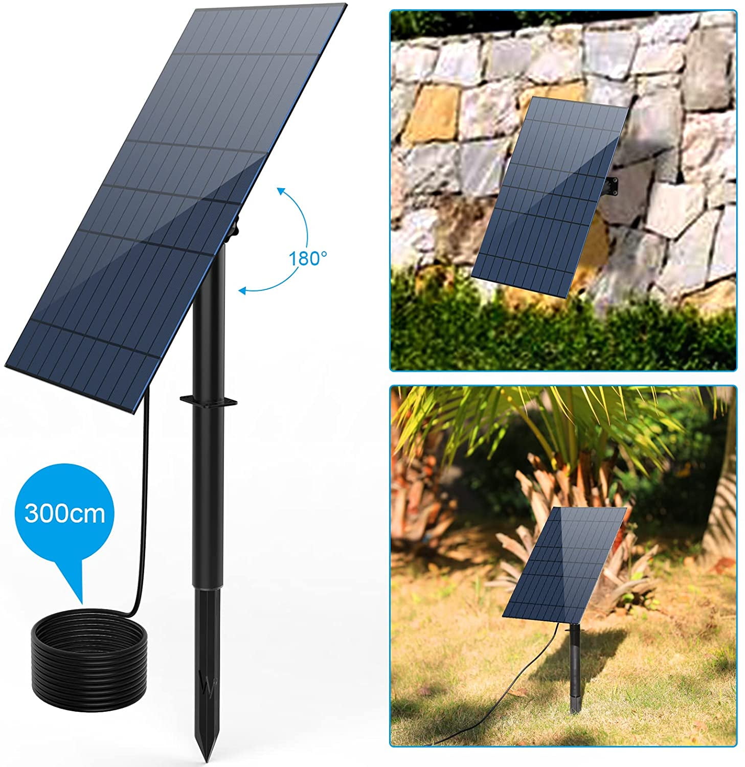 AISITIN 10W Solar Fountain Pump with Multiple Nozzles, DIY Water Feature Kit for Outdoor with Pipe, Solar Powered Water Fountain Pump for Bird Bath, Garden, Ponds, Fish Tank and Aquarium