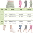 thumbnail image 3 of Skirted Leggings for Women, Audhol Women's Color Block High Strength High Elasticity Quick Drying Yoga Sports Leggings Leggings with Skirt for Women Dark Gray XL, 3 of 9