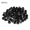 thumbnail image 3 of 100Pack 14mm(9/16") Dia Plastic Screw Hole Plugs Cover for Furniture, Black, 3 of 6
