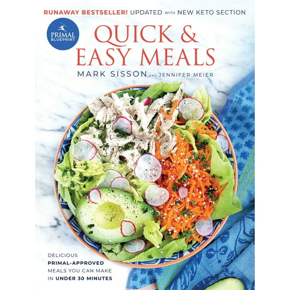 Pre-Owned Primal Blueprint Quick and Easy Meals: Delicious, Primal-Approved Meals You Can Make in Under 30 Minutes (Hardcover) 0982207743 9780982207741