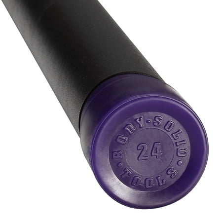 BSTFB24 24 lb Fitness Bar - Dark Purple