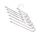 thumbnail image 3 of Perchero plegable blanco para pantalones, colgador multifuncional de múltiples capas para pantalones, estante plegable para colgar pantalones, 3 of 10