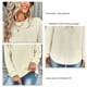 thumbnail image 3 of Suéter Para Mujer, Suéter Para Mujer, A La Moda, Cuello Redondo Suelto, Color Puro, Suave, Cómodo Para Fiestas, Citas, Para La Vida Diaria Informal ANGGREK Otros, 3 of 8