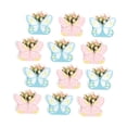thumbnail image 2 of 12 Cajas de Papel con Flores, con Forma de Mariposa, para Regalo de Boda, Cumpleaños, Recuerdos de Fiesta de Té., 2 of 9