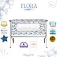 thumbnail image 2 of Dream On Me Flora Bassinet with Carry Bag , Compact & Modern, Moroccan White, 2 of 12