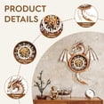 thumbnail image 3 of Reloj Rompecabezas 3D "Cutywood" Dragón Mecánico con Números Romanos, 3 of 8