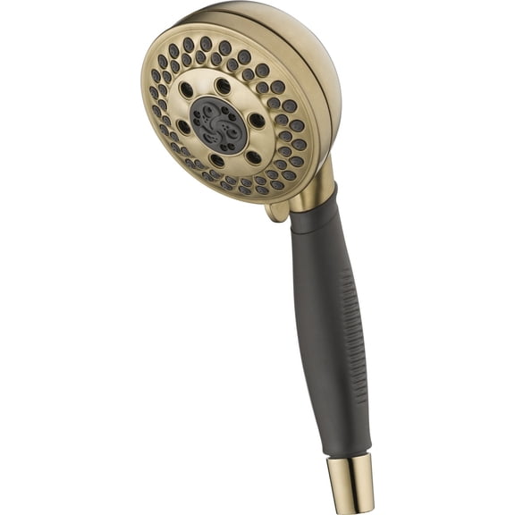 Delta Universal Showering Components H2Okinetic 5-Setting Hand Shower, Champagne Bronze