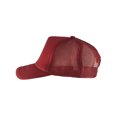 thumbnail image 3 of Top Headwear Low Profile Trucker Foam Mesh Hat - Cherry, 3 of 4