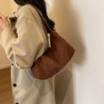 thumbnail image 4 of Moontgen Crescent Bag for Women W/inner Pocket Hobo Bag Zipper Handbag for Work(coffee), 4 of 9
