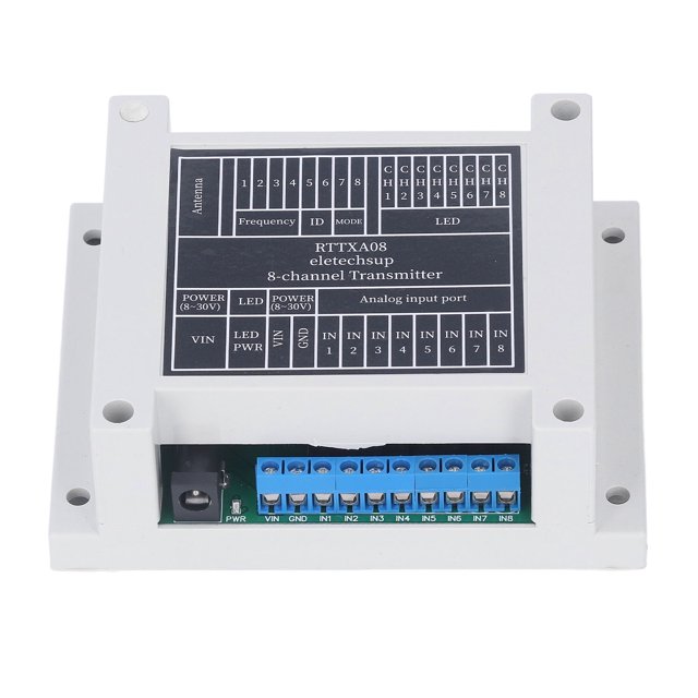 Transmisor de control remoto indicador LED Fácil operación 425-455MHz Transmisor de 8 canales para de identificación para hogar inteligente ANGGREK Otros