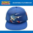 thumbnail image 2 of SEGA Sonic The Hedgehog Baseball Hat - Featuring Sonic, Tails, and Knuckles - Official Curved Brim, Adjustable Cap, 2 of 7