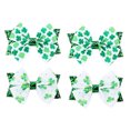 thumbnail image 1 of 4pcs Bowknot Épingles à Cheveux Cheveux Trèfle Bowknot Belle St. Patrick'S Day Cheveux Décor, 1 of 8
