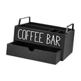 thumbnail image 1 of Lipstore Coffee Station Organizer Rustic Coffee Accessories Organizer for Cafe Office C, 1 of 8