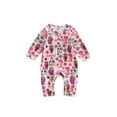 thumbnail image 1 of Seyurigaoka Toddler Baby Girls Boys Romper Pants Western Styles Letter Animals Boots Cactus Print Jumpsuits Autumn Long Sleeve Round Neck Bodysuits, 1 of 9