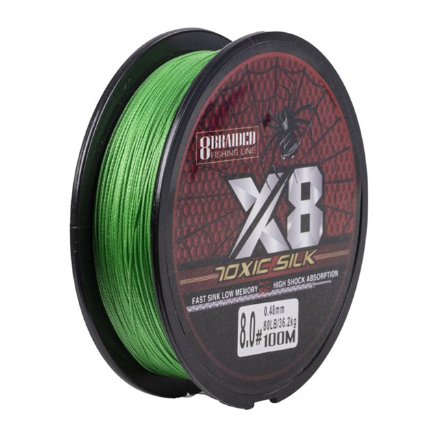 High-tensile Braided Fishing Line Cuts Water Quickly Wear Out for Saltwater & Freshwater
