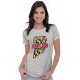 thumbnail image 4 of Maryland Flag MD Old Line State Womens Fitted Plus Size Graphic Tee Brisco Brands 2X, 4 of 5
