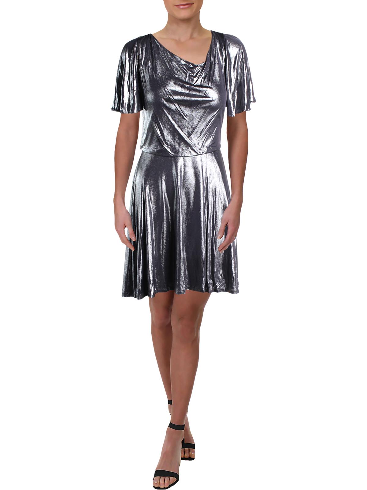 cape sleeve cocktail dress