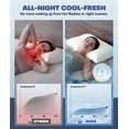 thumbnail image 3 of Funda de almohada Rifens Ice Cooling para personas que duermen en caliente, color blanco, 3 of 6