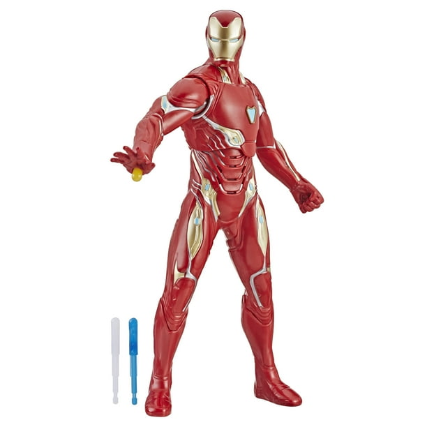 Marvel Avengers Endgame Repulsor Blast Iron Man 13 Inch Figure Walmart Com