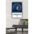 thumbnail image 2 of NBA Minnesota Timberwolves - Logo 21 Wall Poster, 22.375" x 34", Framed, 2 of 3