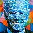 thumbnail image 4 of Stephen Chambers 12x12 Black Modern Wood Framed Wall Art Titled - Joe Biden Graffiti Final, 4 of 6