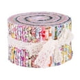 thumbnail image 3 of 36 Pieces Jelly Roll Multi-Color Fabric Quilting Fabric Strips with Different Patterns for Sewing Quilting Crafting Home DIY, 3 of 8