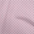 thumbnail image 1 of oneOone Velvet Rose Pink Fabric Geometrical Craft Projects Decor Fabric Printed By The Yard 58 Inch Wide, 1 of 5