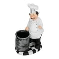 thumbnail image 3 of Statue de Chef, Statue de Chef en Forme de Chef Figurine de Chef Accessoires pour la Maison Construits pour les Professionnels, 3 of 14