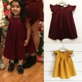 thumbnail image 2 of Enfant d'Été Bébé Filles Partie Robe Slevess Robe de Soleil Vêtements 0-3Y Tutu Jupe Robe de Soleil, 2 of 5