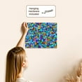 thumbnail image 5 of 3dRose, Bright Vibrant and Colorful Blue Gaudi inspired mosaic pattern - stain glass like - multicolored, Museum Grade Canvas Wrap 14x11, 5 of 7