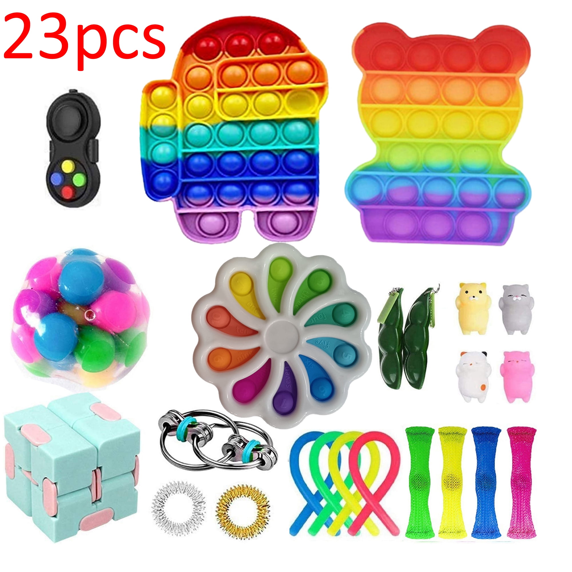 Fidget Toys Cheap Figets Sets Pretend Play Toys for Boys,23PCS