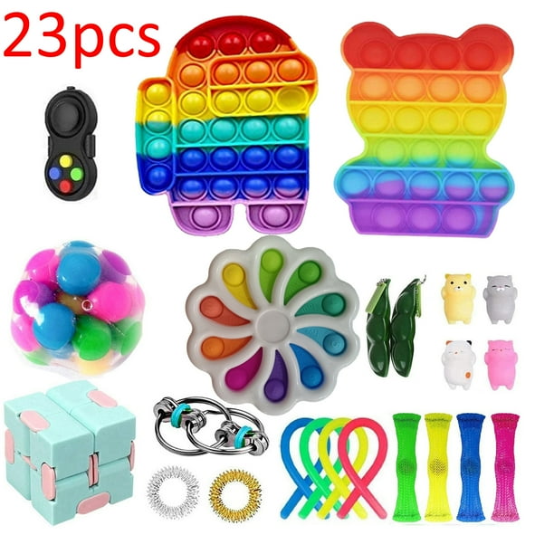 Fidget Toys Cheap Figets Sets Pretend Play Toys for Boys,23PCS