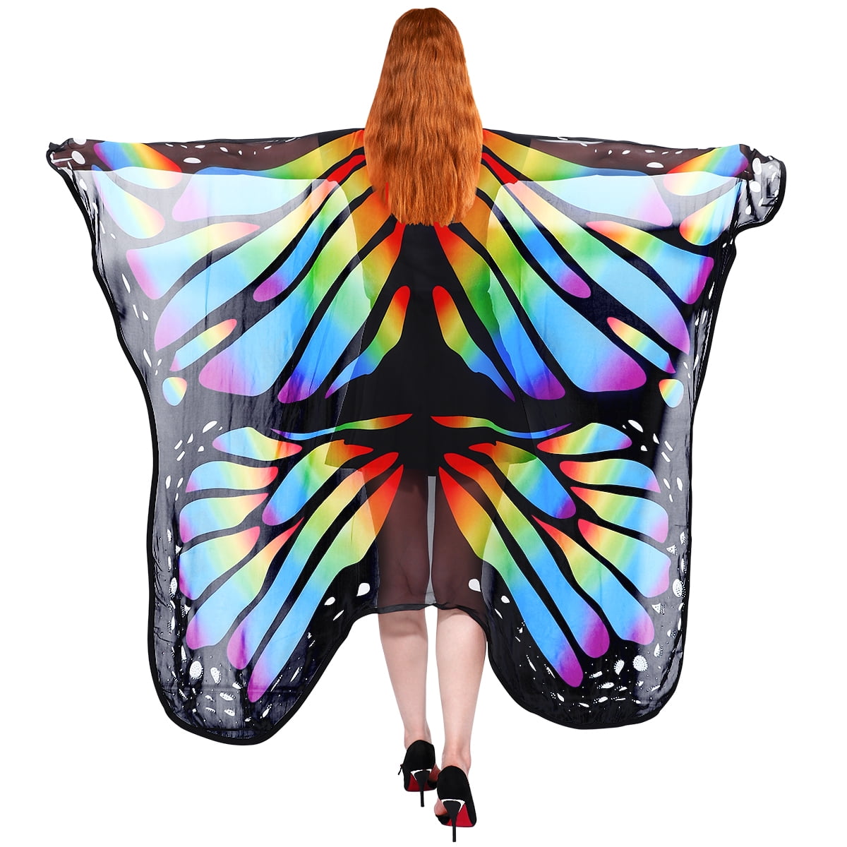 Chiffon Beach Towel Butterfly Pattern Beach Printed Shawl
