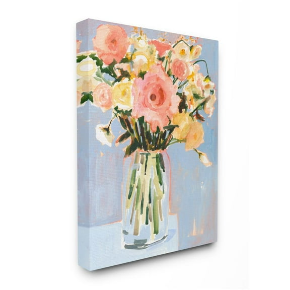 Stupell Industries Chic Floral Bouquet Pastel Spring Flowers Designed by Victoria Borges