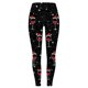 thumbnail image 4 of MKLEKYY Leggings de compresión para mujer Leggings con estampado de copos de nieve navideños de cristal rojo para mujer para uso deportivo, 4 of 4