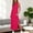 Hot Pink, variant on BRGZLK Women's Mini Dress 2026 Summer Solid Color Short Sleeve Casual Collared V Neck Loose T Shirt Long Dresses with Pocket