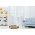 thumbnail image 5 of KC Cubs Playtime Collection ABC Alphabet with Old McDonald's Animals Educational Learning & Game Round Circle Area Rug Carpet for Kids and Children Bedrooms and Playroom, 5 of 5