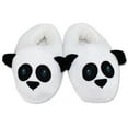 thumbnail image 2 of Cute Panda Slippers Plush Cotton Cute Funny Soft Warm Comfortable Indoor Bedroom Shoe For Big Kids & Women With Footpads, 2 of 3