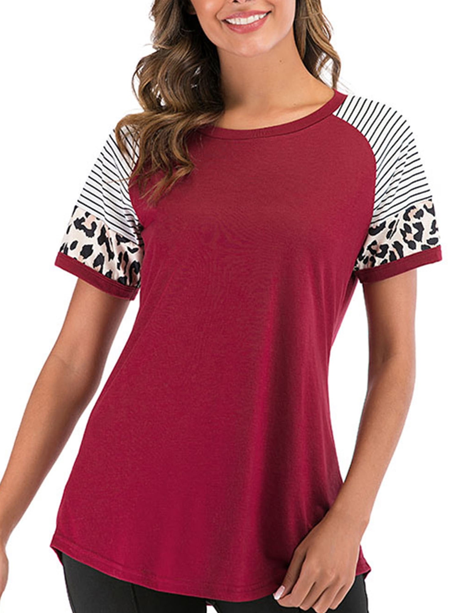 cute red plus size shirts