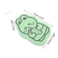 thumbnail image 4 of Unique Bargains Rabbit Pattern Bath Sponge Body Scrubber 1 Pc Green, 4 of 6