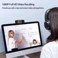 thumbnail image 2 of Mistaha 1080P Webcam Auto Focus USB Web Camera Built-in Noise Reduction Microphone for Laptop Desktop, 2 of 8